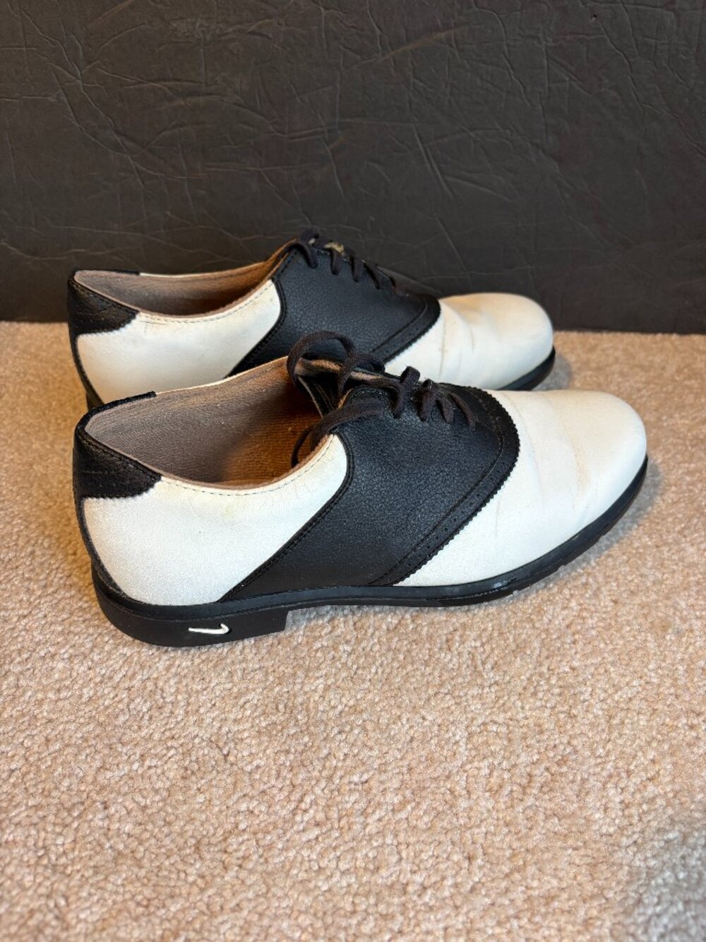 Nike Air Veroana Last Women's Golf Shoes Size 8.5 Black White 011012